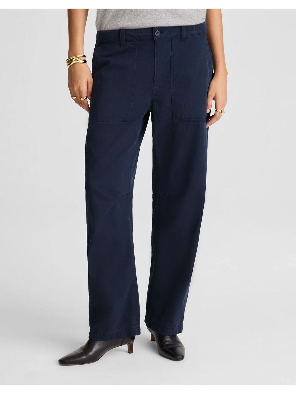 NWT Madewell Darted Barrel-Leg Pants - Size 25 - MSRP $138